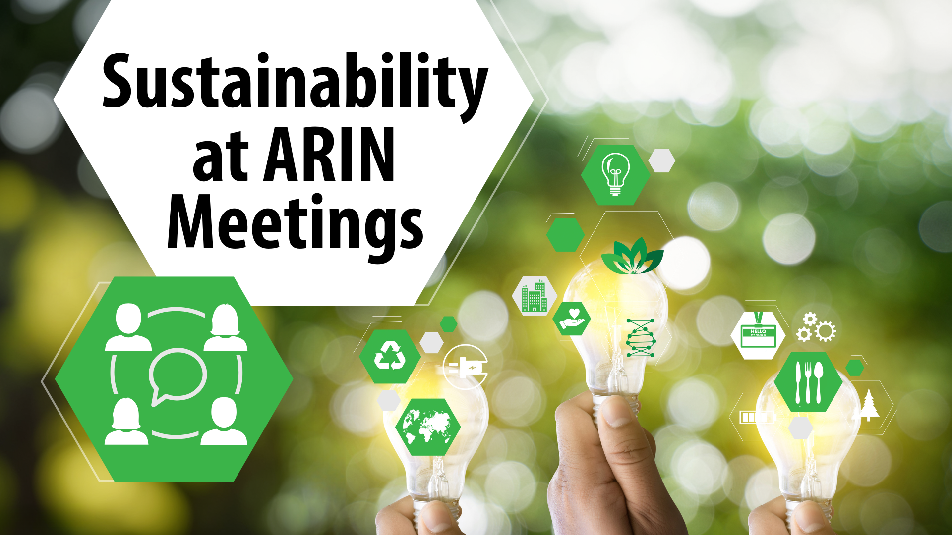 Sustainability at ARIN Meetings