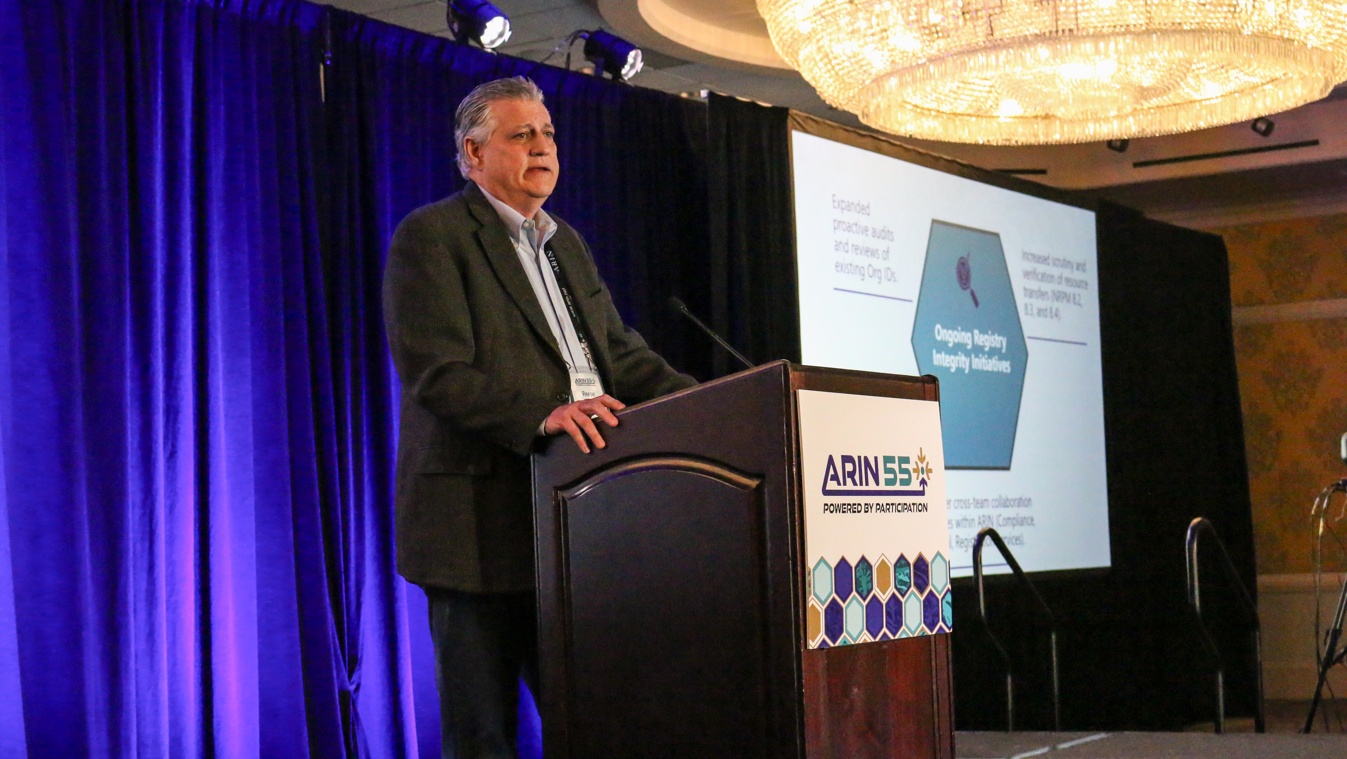 Reese Radcliffe presents the Registry Integrity & Oversight Update