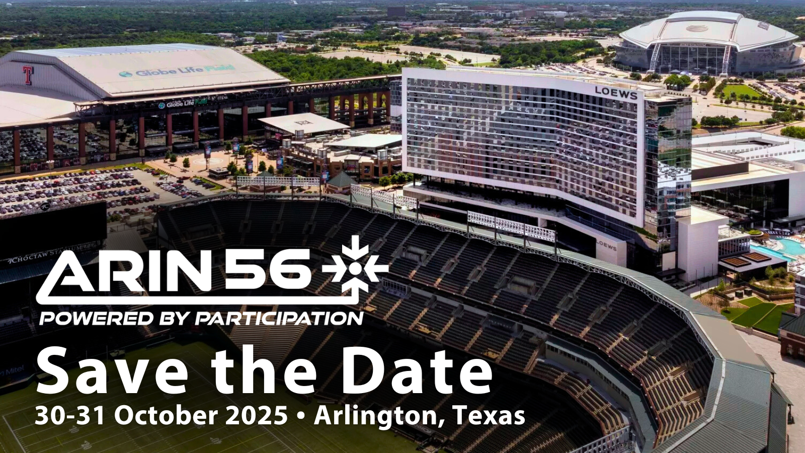 Save the Date for ARIN 56