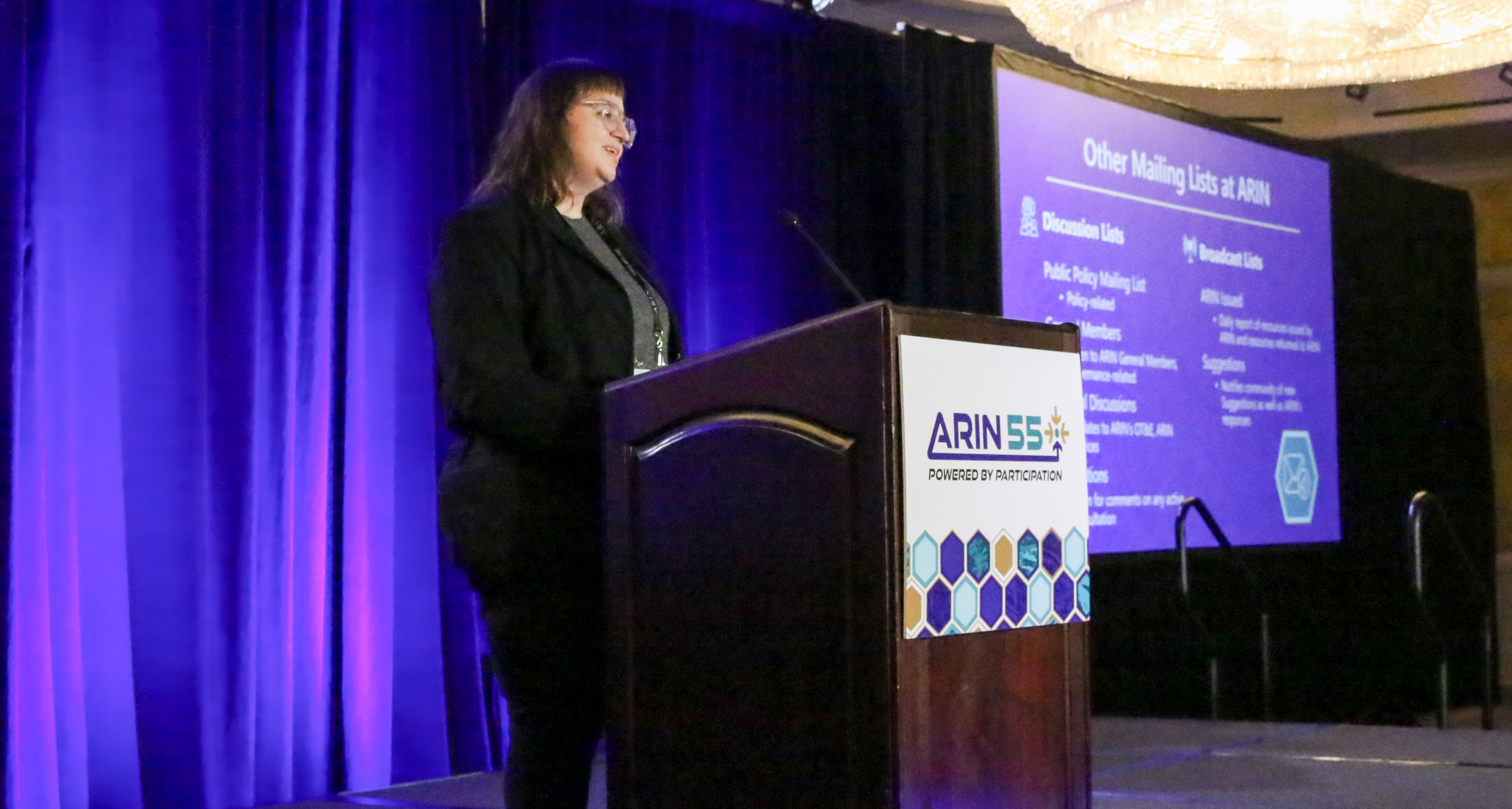 Ashley Perks presents the Communications Department Report