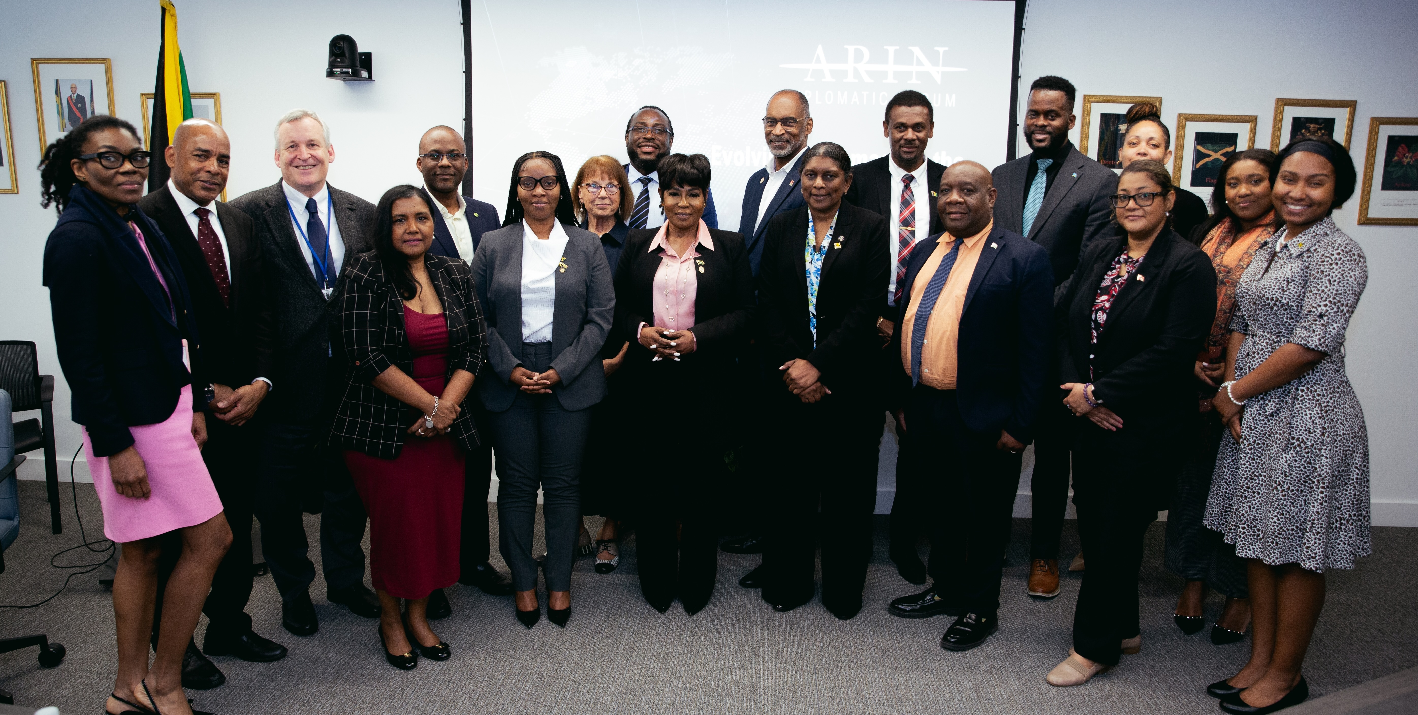 Group photo of ARIN Diplomatic Forum participants