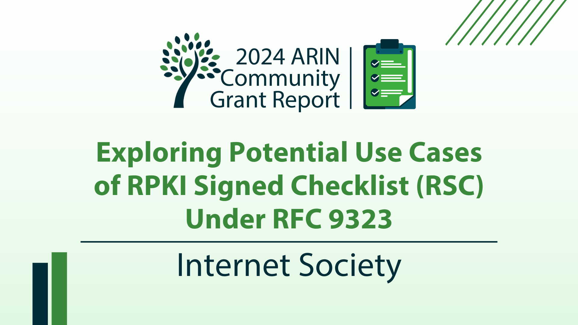 Exploring the Potential of RPKI Signed Checklists for Stronger Trust Models